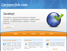 Tablet Screenshot of carmenclick.com